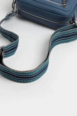 'Florence' Crossbody Bag with Leopard Print Strap