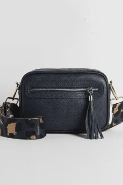 'Florence' Crossbody Bag with Leopard Strap
