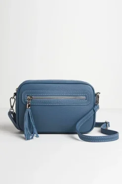 'Florence' Crossbody Bag with Leopard Strap