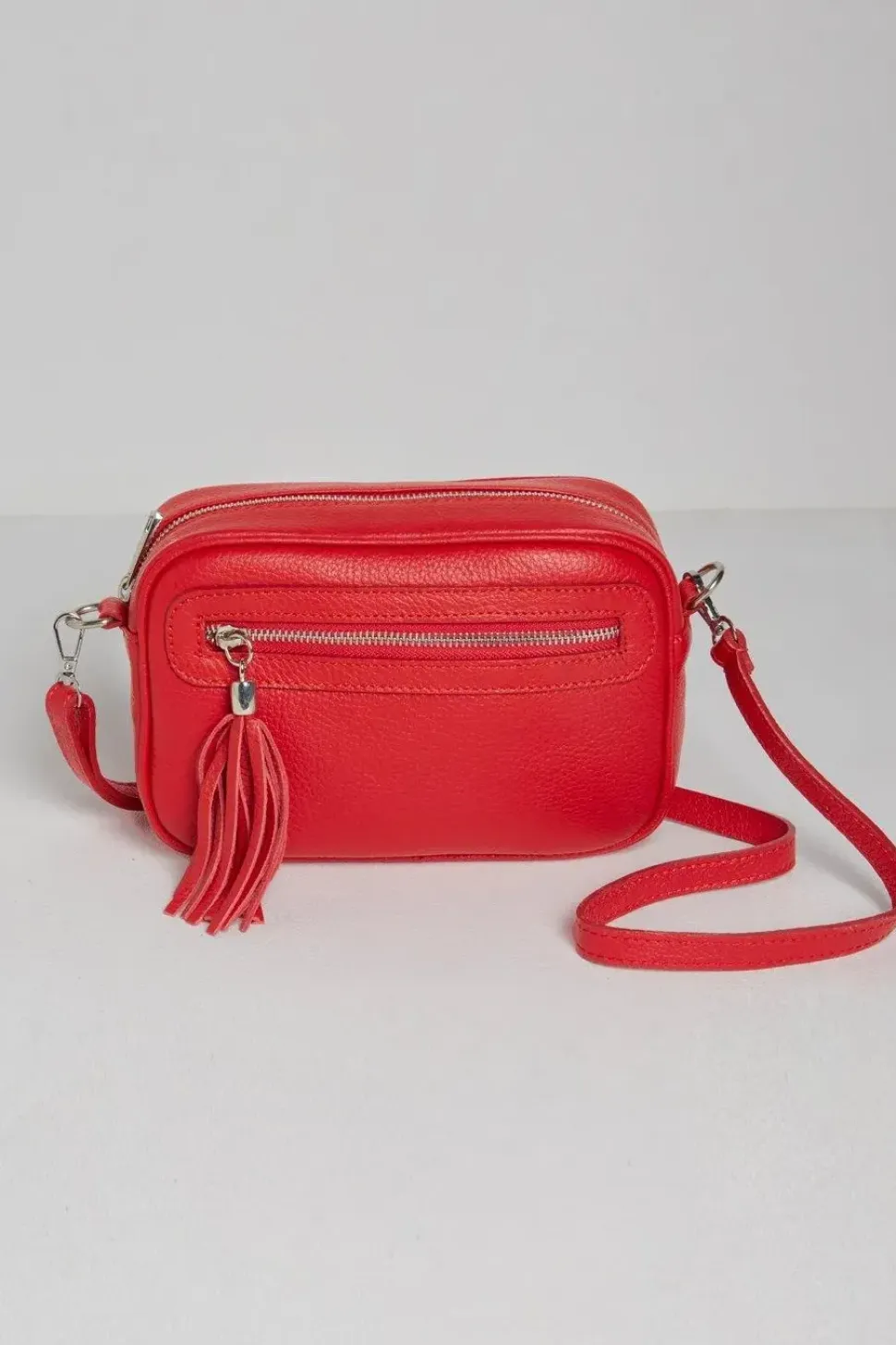 'Florence' Crossbody Bag with Leopard Strap