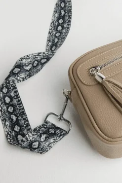 'Florence' Crossbody Bag with Snake Strap