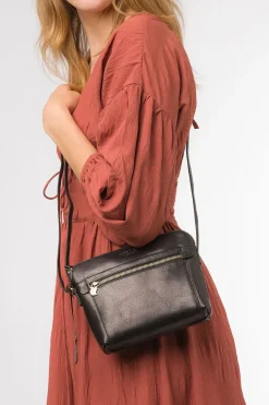 'Frida' Leather Cross Body Bag