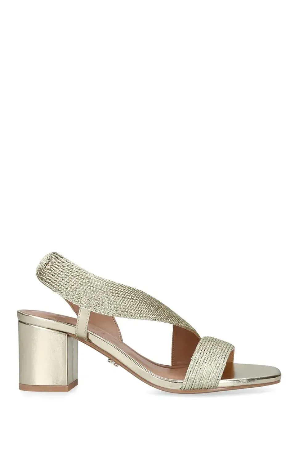 'Gala Block' Fabric Heels