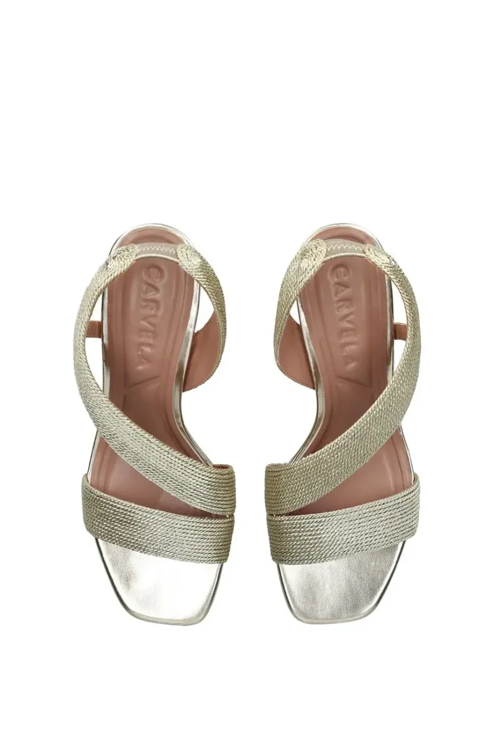 'Gala Block' Fabric Heels