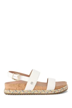 'Gala Flatform' Leather Sandals