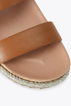 'Gala Flatform' Leather Sandals
