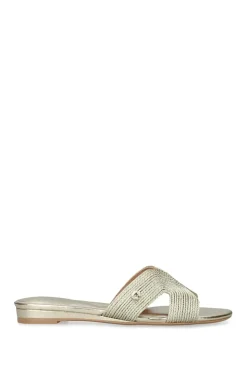 'Gala Mule' Fabric Flats