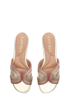 'Gala Mule' Fabric Flats