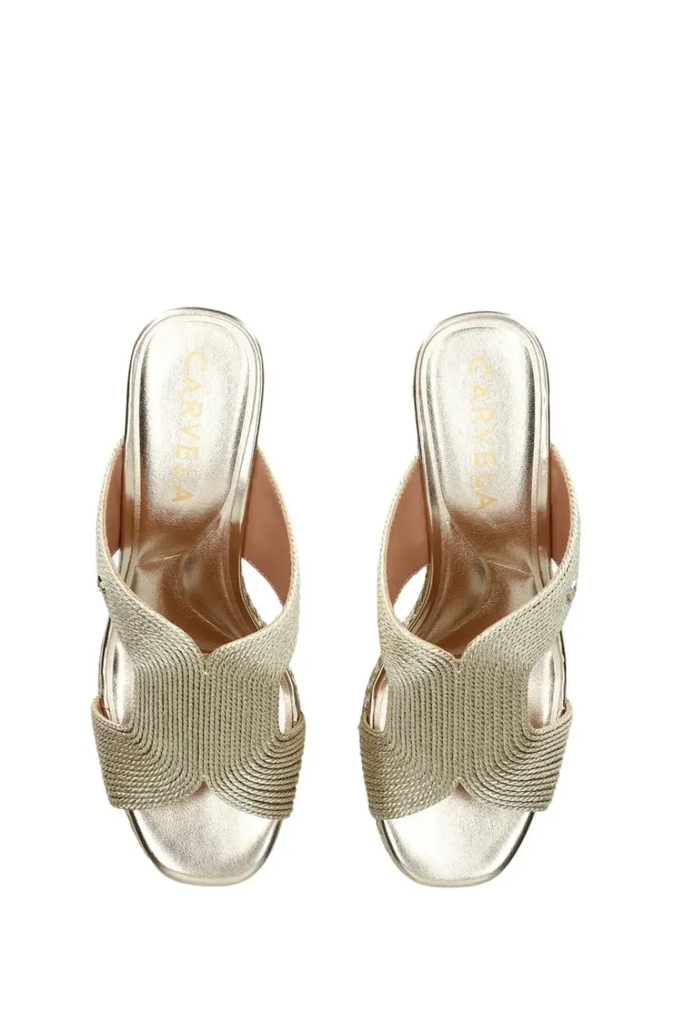 'Gala Wedge Mule 70' Fabric Heels