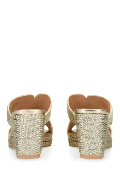 'Gala Wedge Mule 70' Fabric Heels