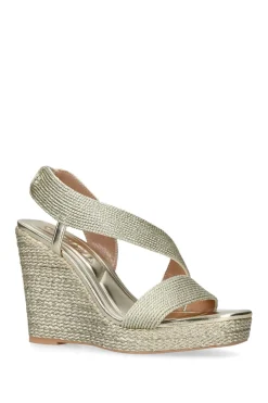 'Gala Wedge' Fabric Heels