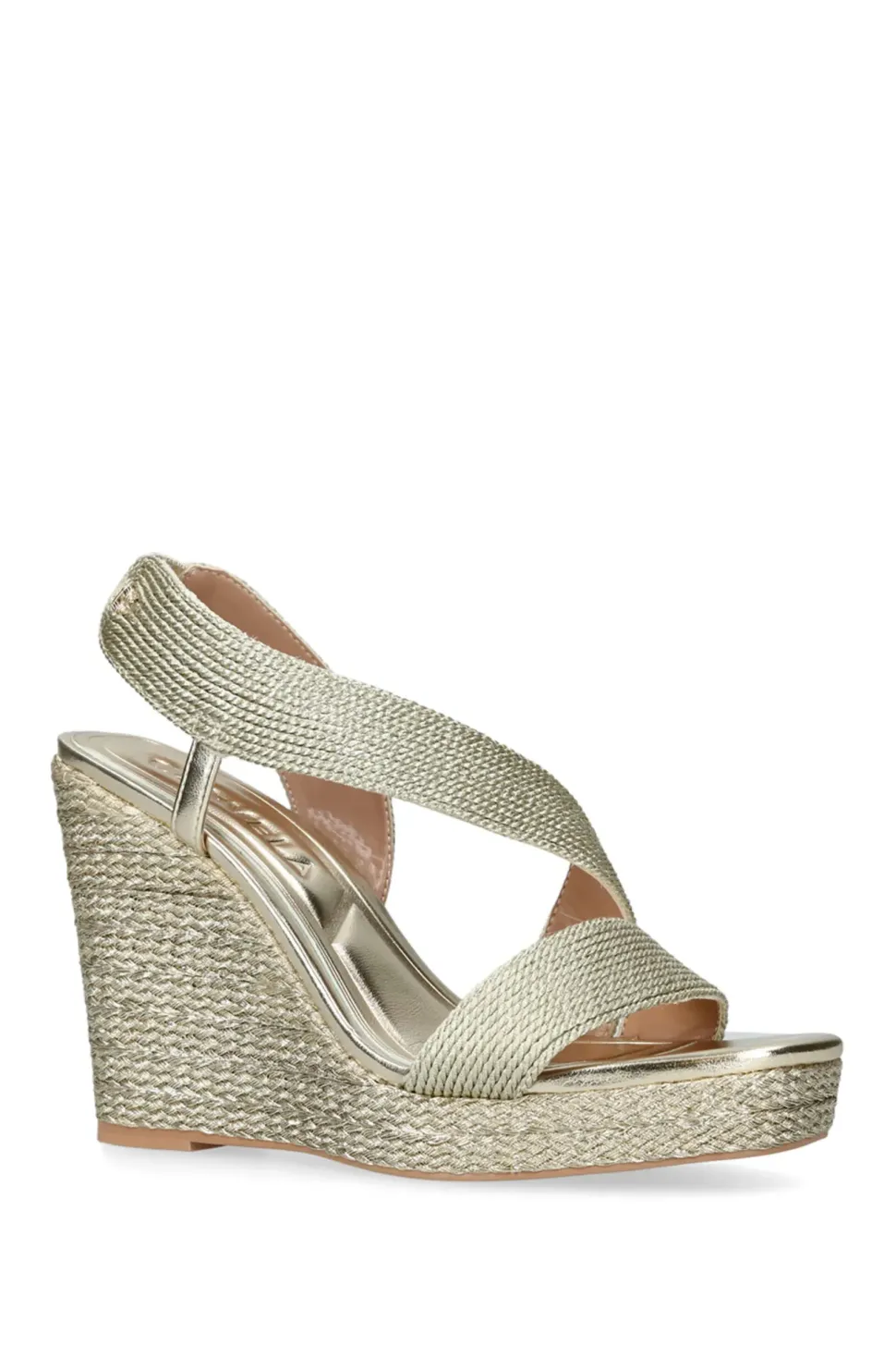 'Gala Wedge' Fabric Heels