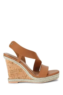 'Gala Wedge 110' Leather Heels