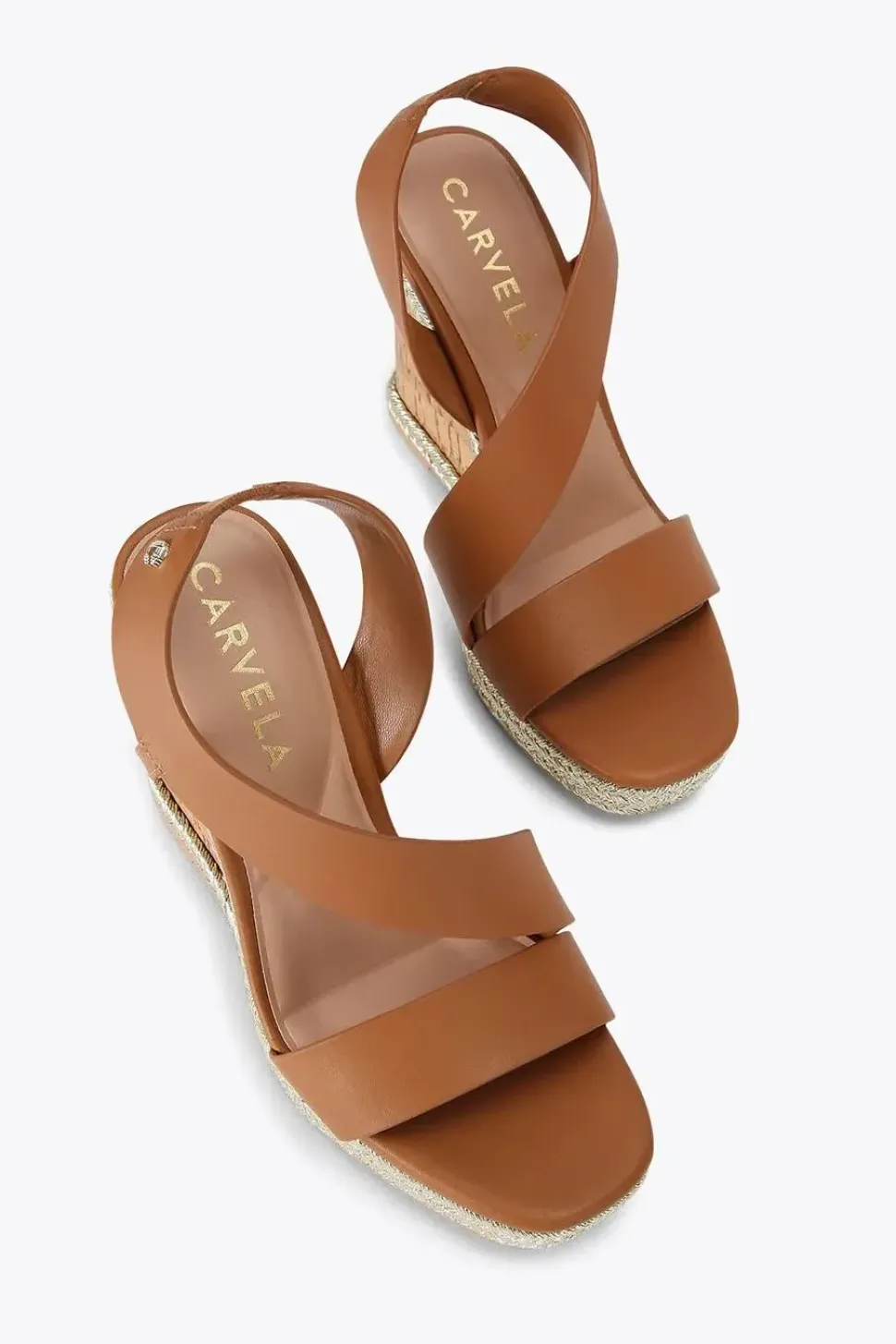 'Gala Wedge 110' Leather Heels