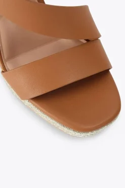 'Gala Wedge 110' Leather Heels