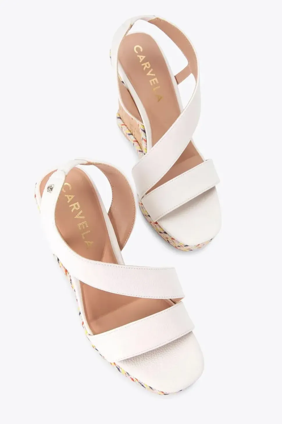 'Gala Wedge 110' Leather Heels