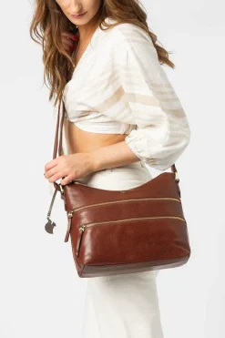 'Georgia' Leather Shoulder Bag