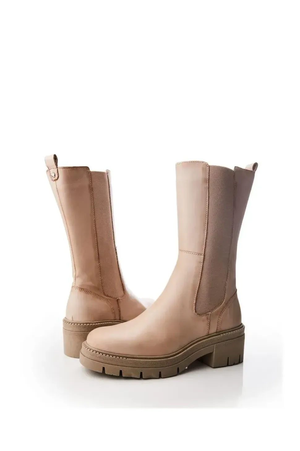 'Giellen' Leather Mid Calf Boots