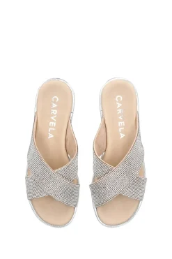'Glamour' Fabric Sandals