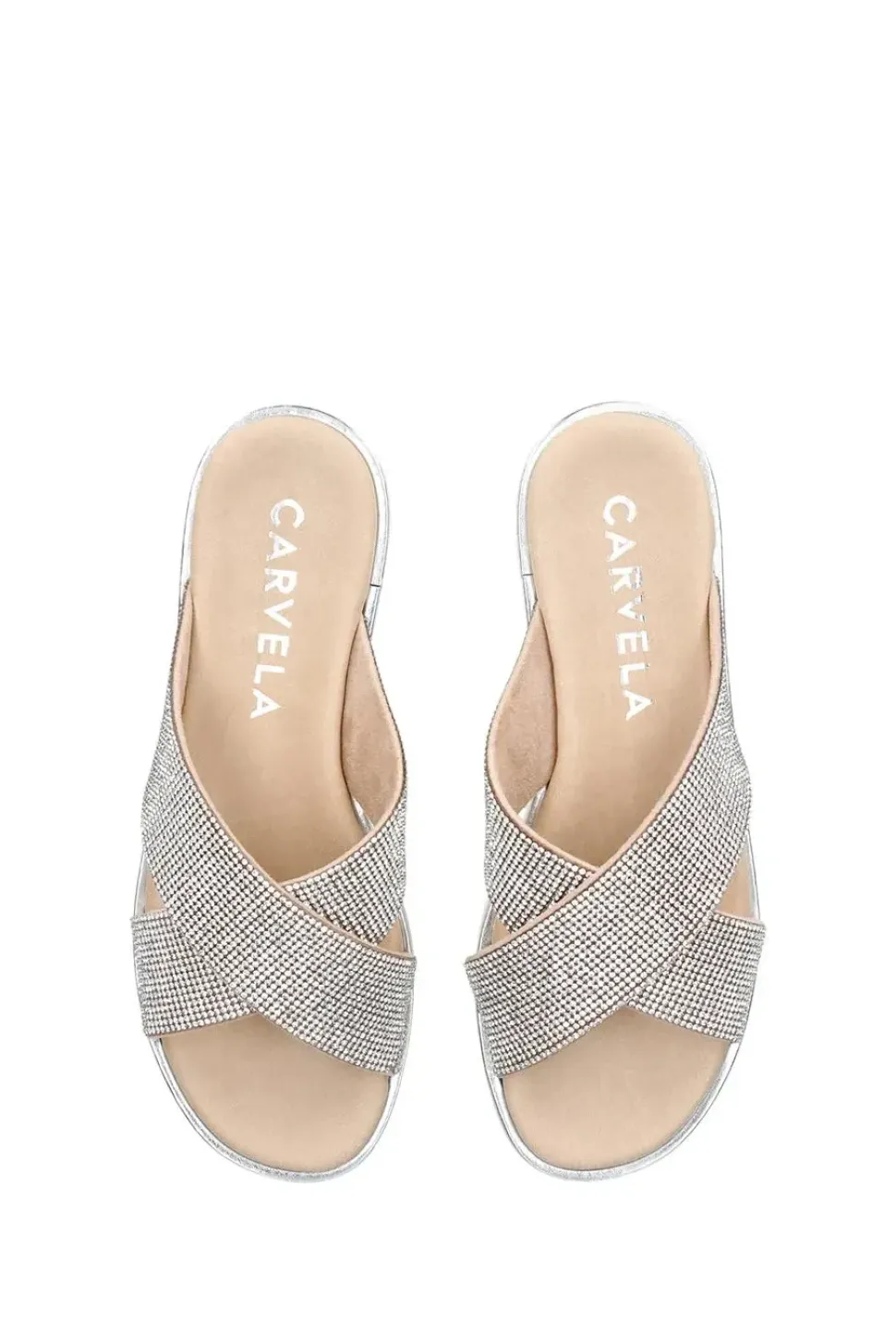 'Glamour' Fabric Sandals