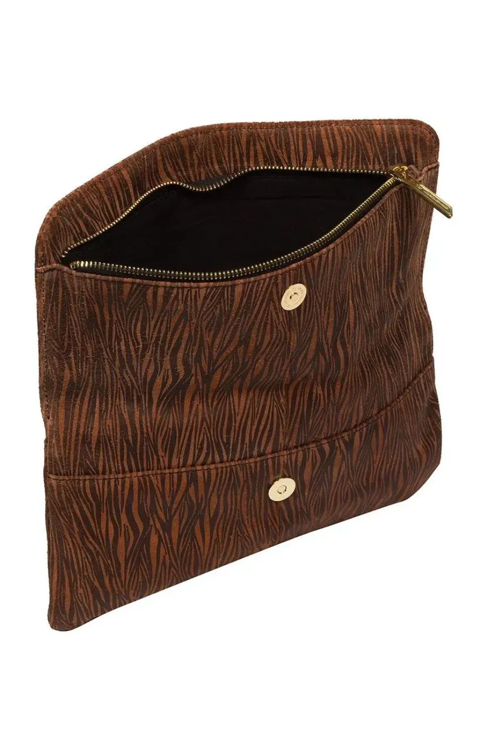 'Golders' Leather Clutch Bag