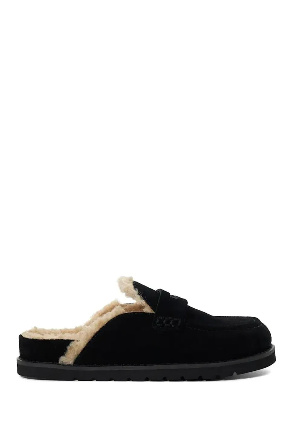 'Goldy' Suede Mules
