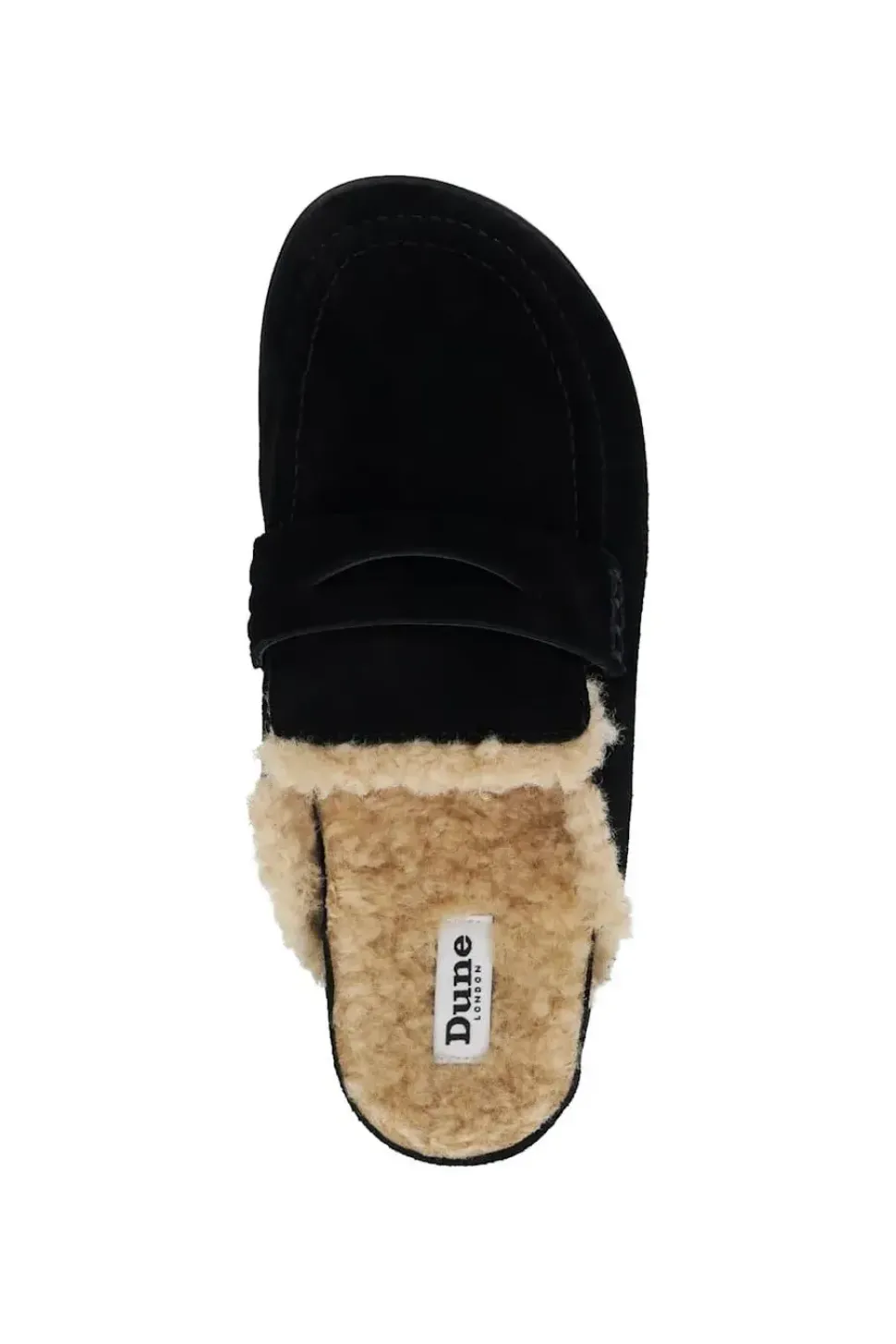 'Goldy' Suede Mules