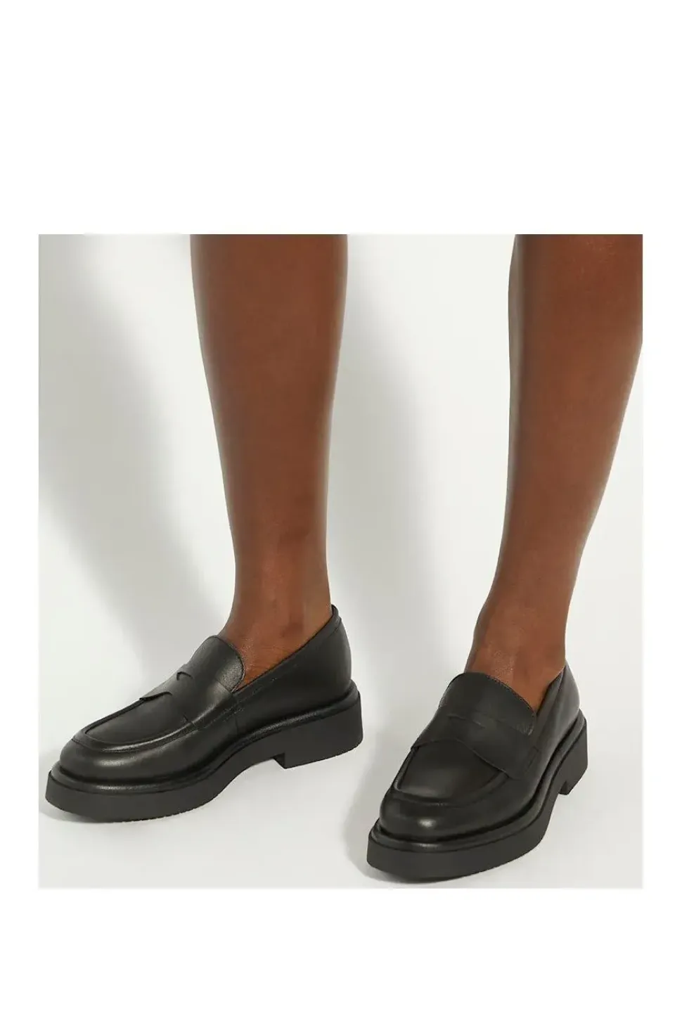 'Goodluck' Leather Loafers