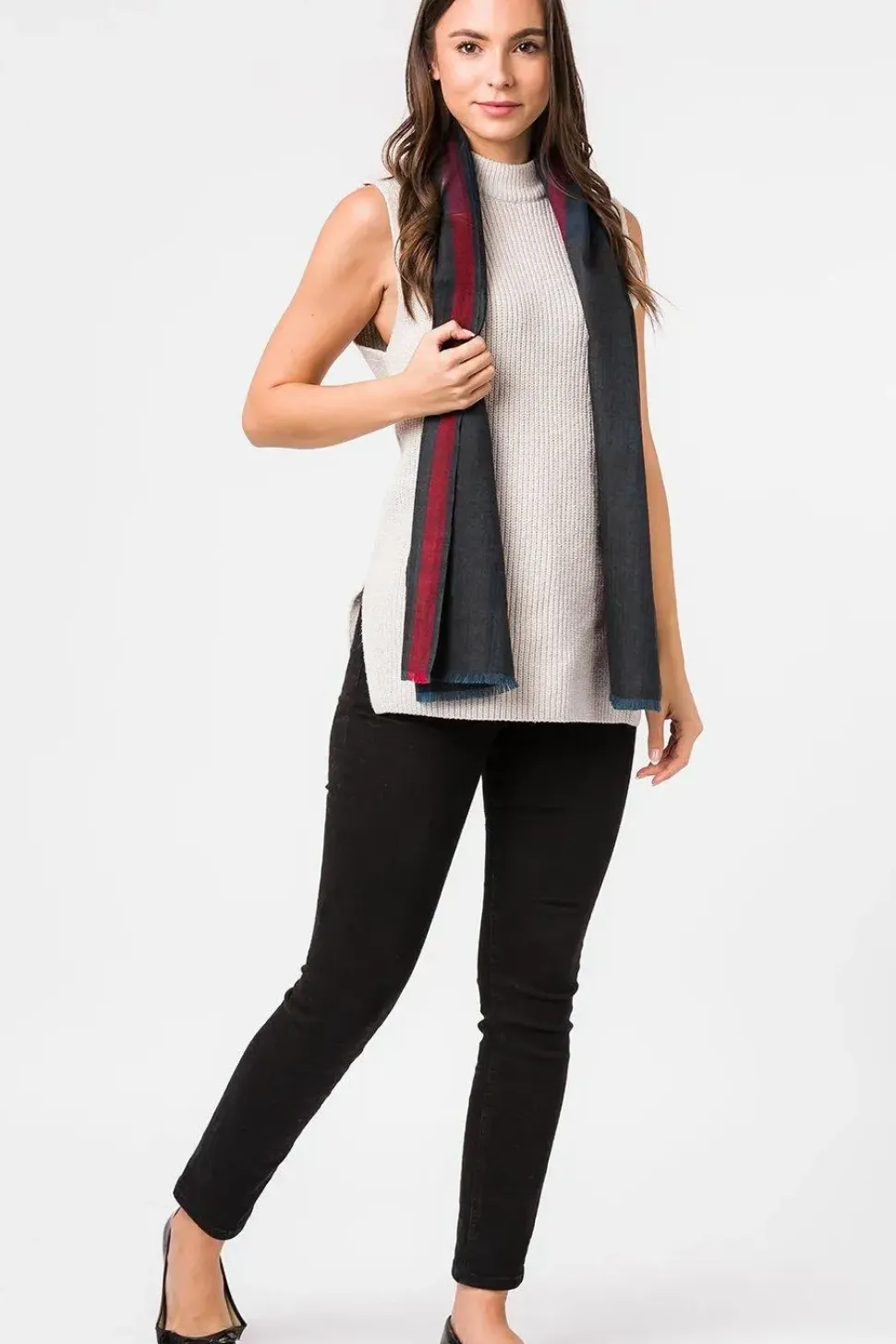 'Gradient' Cashmere & Merino Wool Scarf