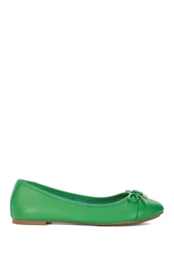 'Hallo' Leather Ballet Pumps