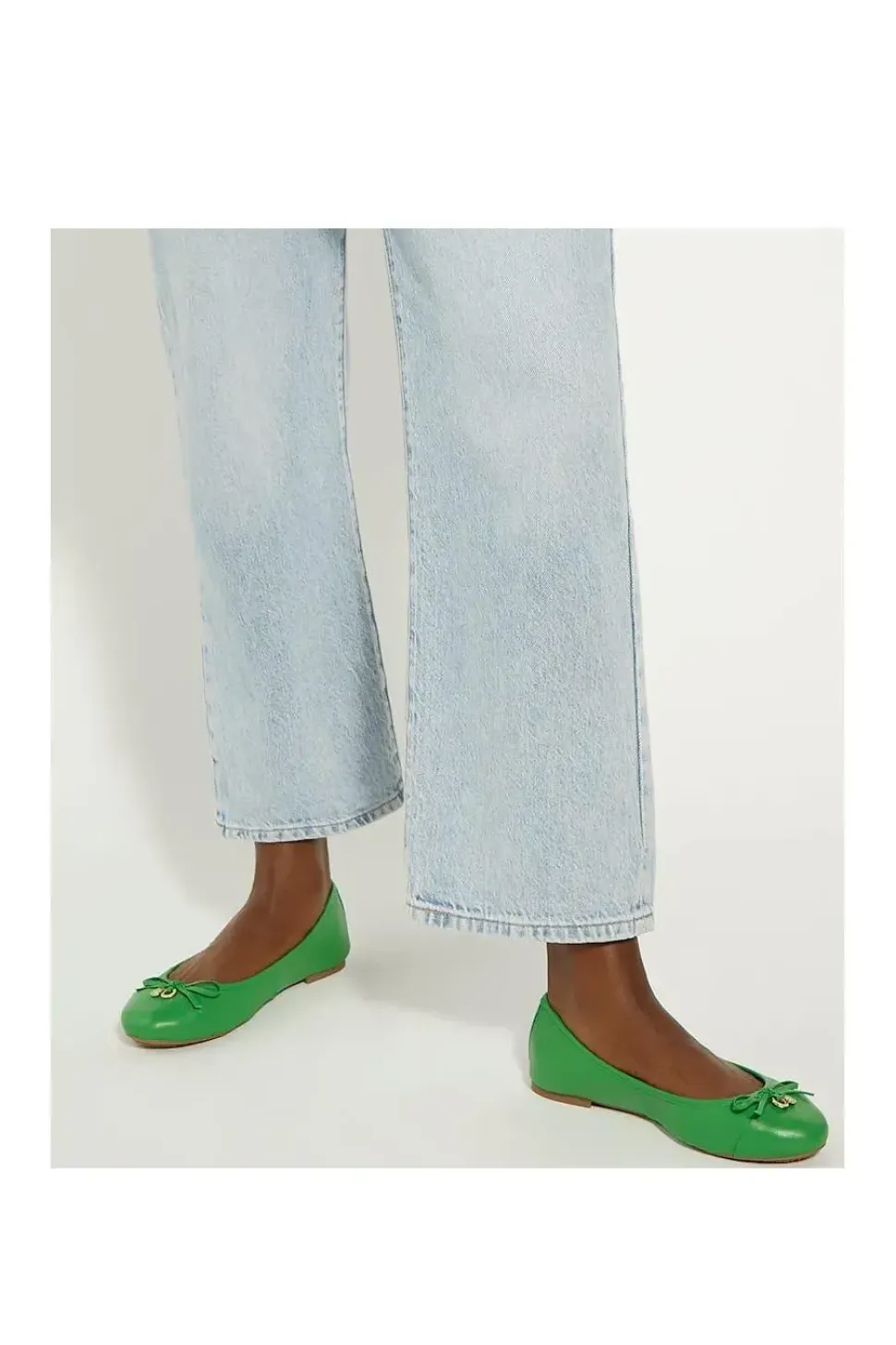 'Hallo' Leather Ballet Pumps
