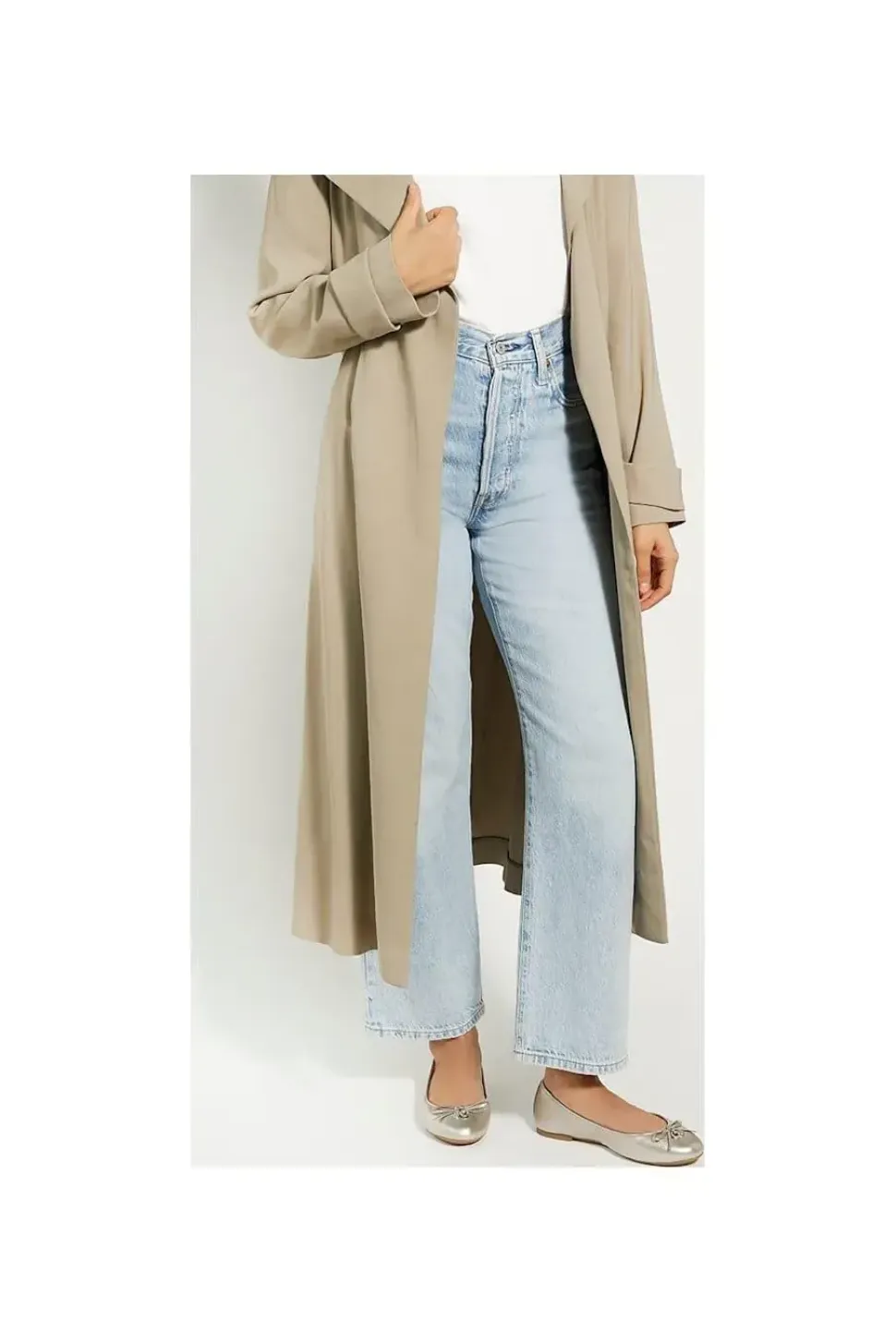 'Hallo' Leather Ballet Pumps