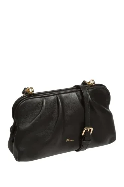 'Halsey' Nappa Leather Cross Body Clutch Bag