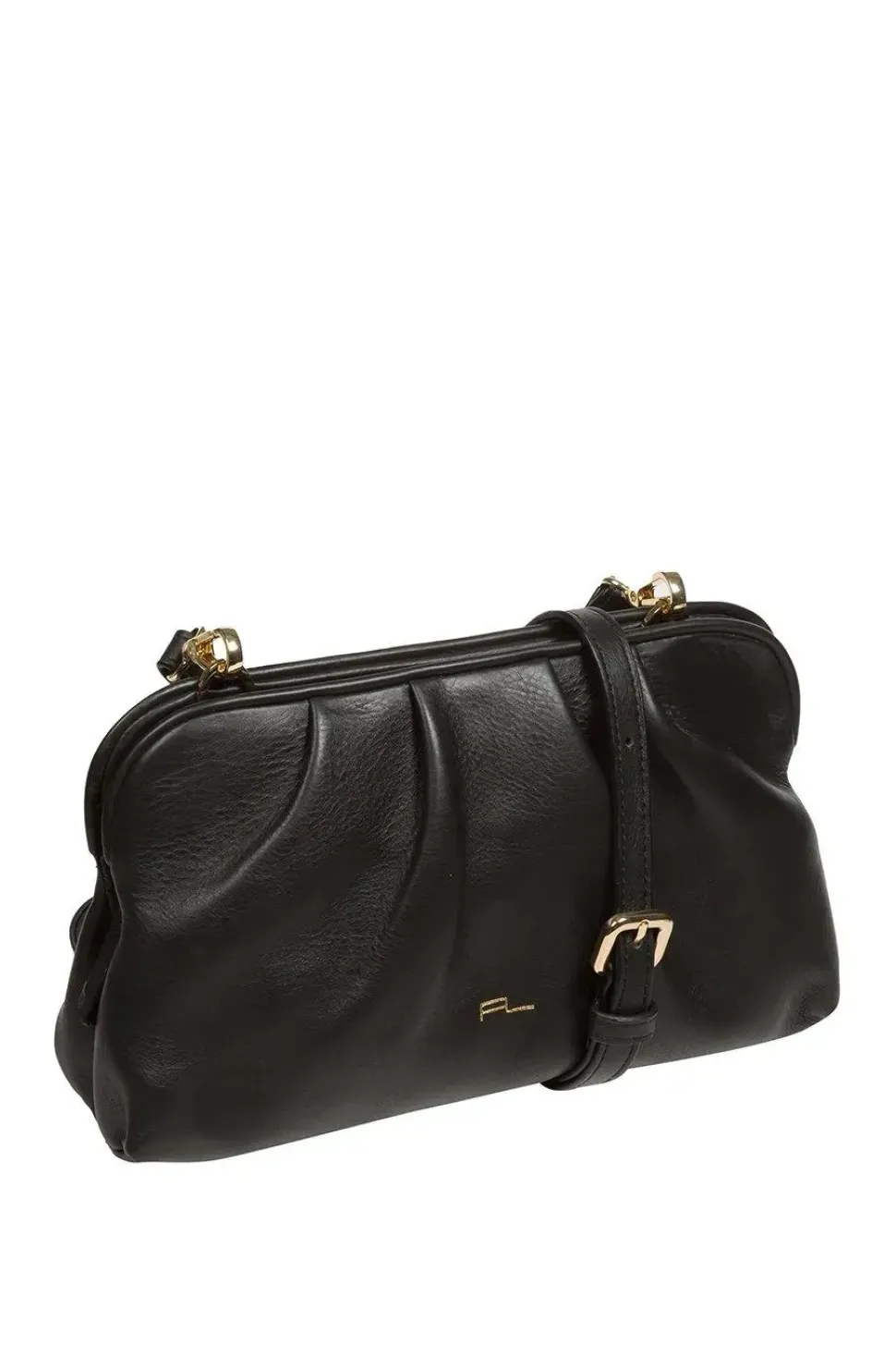 'Halsey' Nappa Leather Cross Body Clutch Bag