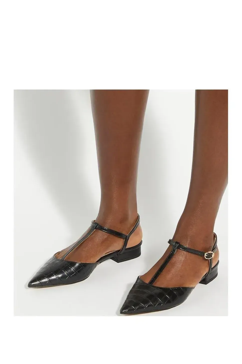 'Harler' Leather Ballet Pumps