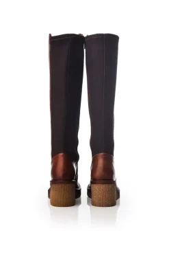 'Harpette' Leather Heeled Boots