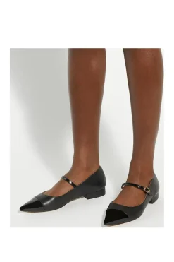 'Hastie' Leather Ballet Pumps