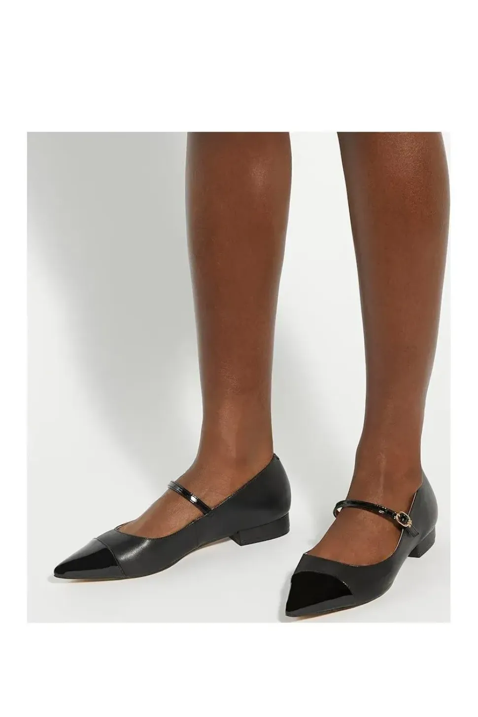 'Hastie' Leather Ballet Pumps