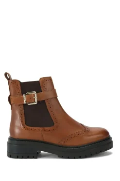'Headline Brogue' Leather Boots