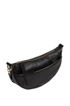 'Heidi' Leather Crescent Cross Body Bag