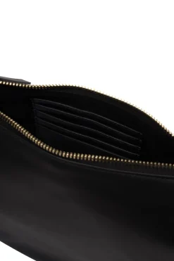 'Heidi' Leather Crescent Cross Body Bag