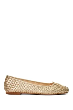 'Heights' Leather Ballet Pumps