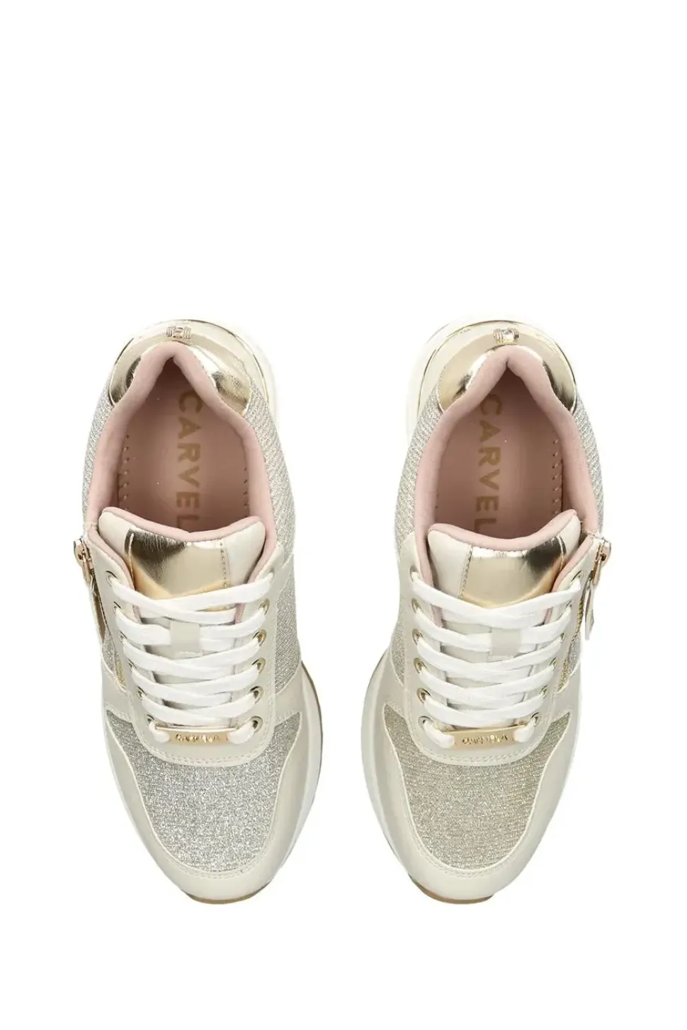 'High Rise' Fabric Trainers