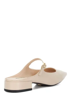 'Hints' Leather Mules