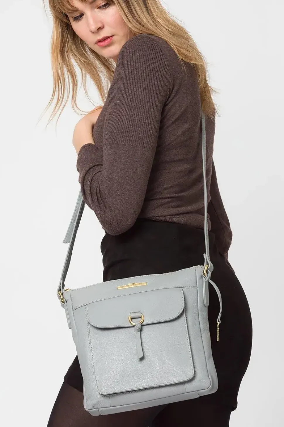'Holbroke' Leather Shoulder Bag