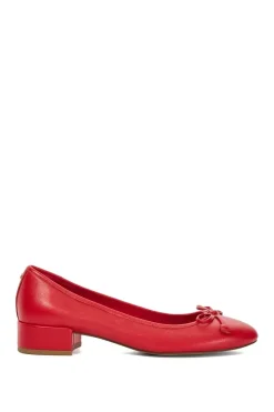 'Hollies' Leather Ballet Pumps