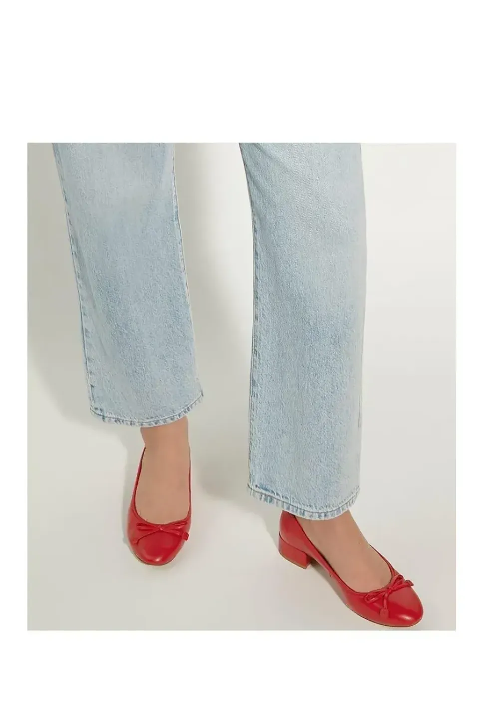 'Hollies' Leather Ballet Pumps