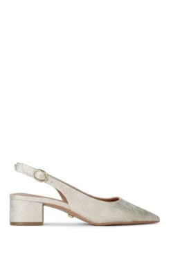 'Honour Sling' Snake Print Heels
