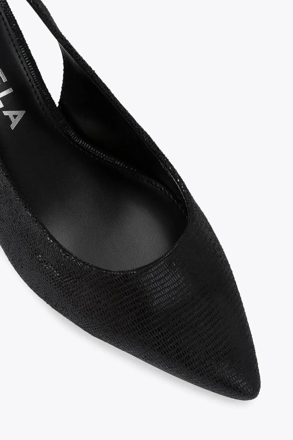 'Honour Sling' Snake Print Heels
