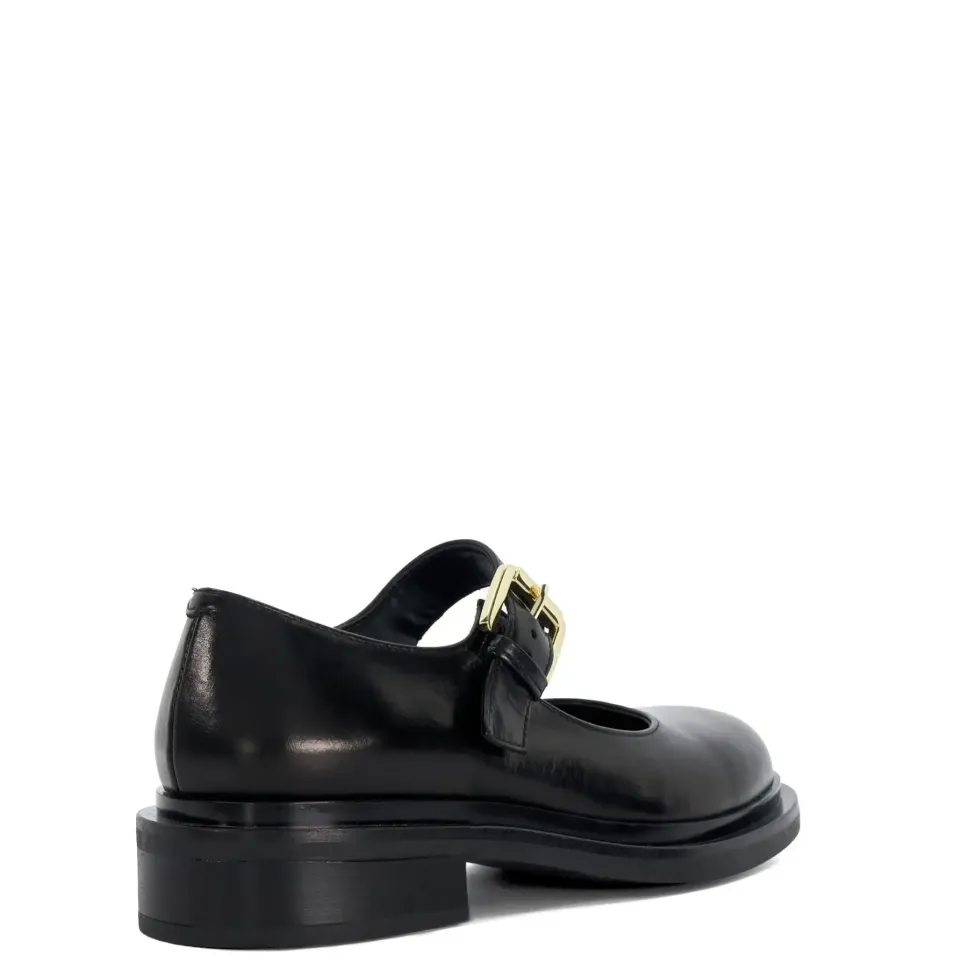 'Huckle' Leather Mary Janes